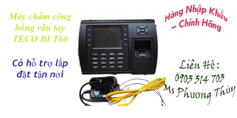 Lắp máy chấm công vân tay-chính hãng-lắp đặt tận nơi long an ,tiền giang , hồ chí minh