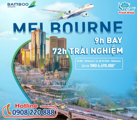 Bamboo Airways ưu đãi vé máy bay khứ hồi đi Úc