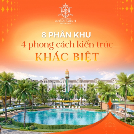 BẤT ĐỘNG SẢN DỰ ÁN VINHOME OCEAN PARK 3 CROWN