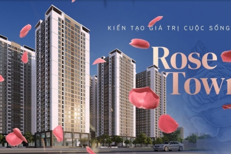 Chính thức mở bán căn hộ Rose Town 79 Ngọc Hồi- hỗ trợ vay ngân hàng 65%-miễn gốc lãi 12 tháng-tặng