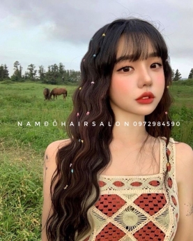 Uốn Xoăn Sóng Nước Tóc Dài Đẹp Giá Rẻ Hoài Đức -Nam Đỗ Hair Salon
