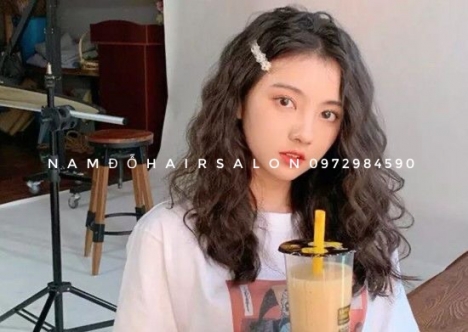 Uốn Xoăn Xù Mì Top Salon Làm  Tóc Lỡ Đẹp Uy  Tín Giá Rẻ Hoài Đức -Nam Đỗ Hair Salon