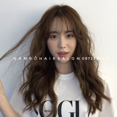 Uốn Xoăn Sóng Top Salon Làm Tóc Lỡ Đẹp Uy Tín Giá Rẻ Hoài Đức -Nam Đỗ Hair Salon