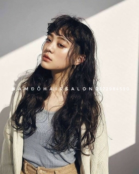Uốn Xoăn Hippie Tóc Dài Đẹp Giá Rẻ Hoài Đức -Nam Đỗ Hair Salon