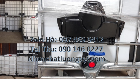 Tank 1000 lít, Thùng nhựa 1000l, Tank, ibc 1000 lít, bồn ibc 1 khối, Bồn nhựa dung tích lớn, Tank ib