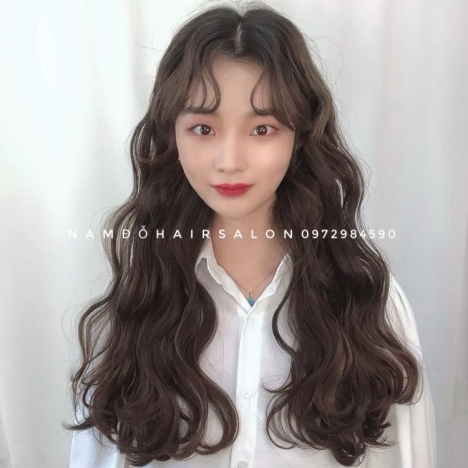 Uốn Xoăn Sóng Top Salon Làm Tóc Lỡ Đẹp Uy Tín Giá Rẻ Hoài Đức -Nam Đỗ Hair Salon