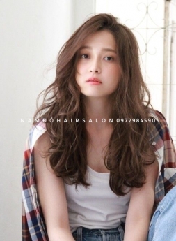 Uốn Xoăn Sóng Tóc Lỡ Layer Top Salon Làm Đẹp Giá Rẻ Hoài Đức -Nam Đỗ Hair Salon