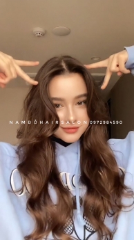 Uốn Xoăn Sóng Lọn To Tóc Dài Đẹp Uy Tín Giá Rẻ Hoài Đức -Nam Đỗ Hair Salon