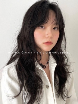 Uốn Xoăn Sóng Nước Top Salon Làm Tóc Lỡ Layer Đẹp Giá Rẻ Hoài Đức -Nam Đỗ Hair Salon