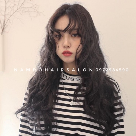 Uốn Xoăn Hippie Tóc Dài Đẹp Giá Rẻ Hoài Đức -Nam Đỗ Hair Salon