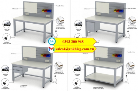Bàn thao tác cơ khí đẹp giá rẻ tại xưởng gia công theo yêu cầu
