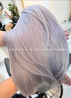 Màu Khói Bạc Top Salon Nhuộm Tóc Đẹp Giá Rẻ Hoài Đức -Nam Đỗ Hair Salon