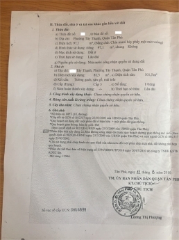 Bán nhà đường Tây Thạnh, Tân Phú – 100m2, Giá rẻ 5.2 tỷ.