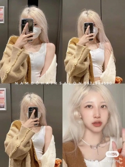 Màu Khói Trắng Top Salon Nhuộm Tóc Uy Tín Giá Rẻ Hoài Đức - Nam Đỗ Hair Salon