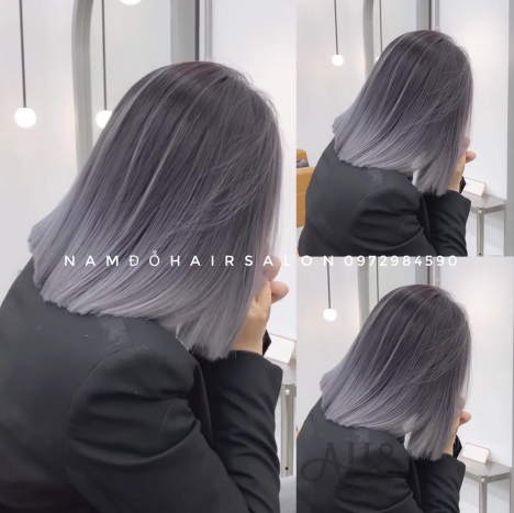 Màu Xám Khói Top Salon Nhuộm Tóc Đẹp Giá Rẻ Hoài Đức - Nam Đỗ Hair Salon
