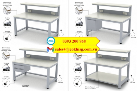 Bàn thao tác mẫu mới gia công giá tại xưởng