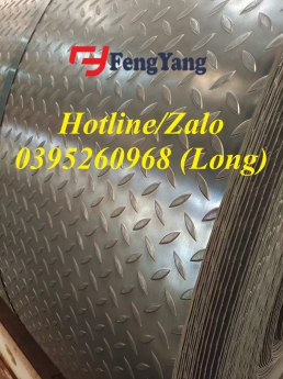 Tấm/Cuộn gân inox 201, 304, 316L số lượng lớn