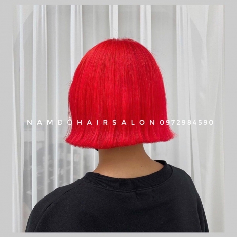 Màu Đỏ  Top Salon Nhuộm Tóc Đẹp Giá Rẻ Hoài Đức - Nam Đỗ Hair Salon