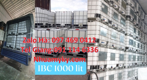 Tank ibc nhựa 1000l, thùng ibc 1000 lít, Bồn nhựa vuông, thùng nhựa 1000l, Thùng đựng hóa chất 1000