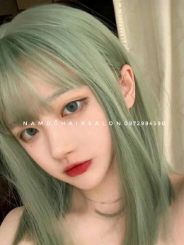 Màu Xanh Lá Mạ Top Salon Nhuộm Tóc Đẹp Giá Rẻ Hoài Đức - Nam Đỗ Hair Salon