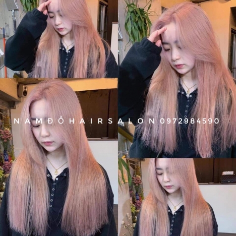 Màu Tím Khói Top Salon Nhuộm Tóc Uy Tín Giá Rẻ Hoài Đức -Nam Đỗ Hair Salon