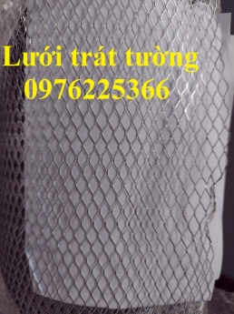 Lưới mắt cáo trát tường ô 6x12 ,lưới chống nứt tường