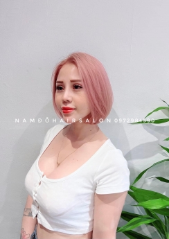 Màu Tím Khói Top Salon Nhuộm Tóc Uy Tín Giá Rẻ Hoài Đức -Nam Đỗ Hair Salon