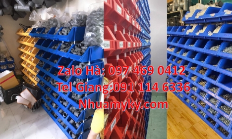 khay đựng dụng cụ cơ khí, hộp nhựa duy tân Kệ phụ tùng kệ đựng linh kiện, kệ đựng hàng hóa, thùng