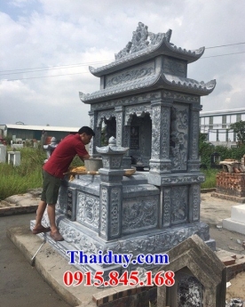 23+ mộ hai mái đá nguyên khối đẹp bán quang trị