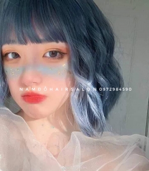 Màu Xanh Dương Top Salon Nhuộm Tóc Uy Tín Giá Rẻ Hoài Đức - Nam Đỗ Hair Salon