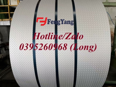 Tấm/Cuộn gân inox 201, 304, 316L số lượng lớn