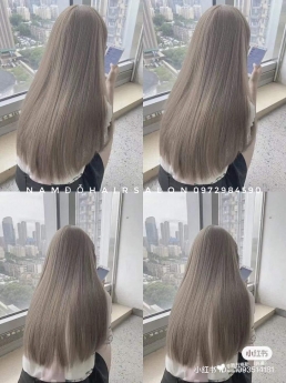 Màu Hồng Trà Sữa Top Salon Nhuộm Tóc Uy Tín Giá Rẻ Hoài Đức - Nam Đỗ Hair Salon
