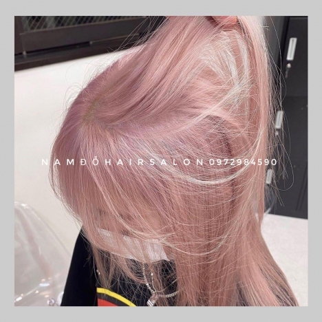 Màu Tím Hồng Top Salon Nhuộm Tóc Đẹp Giá Rẻ Hoài Đức -Nam Đỗ Hair Salon