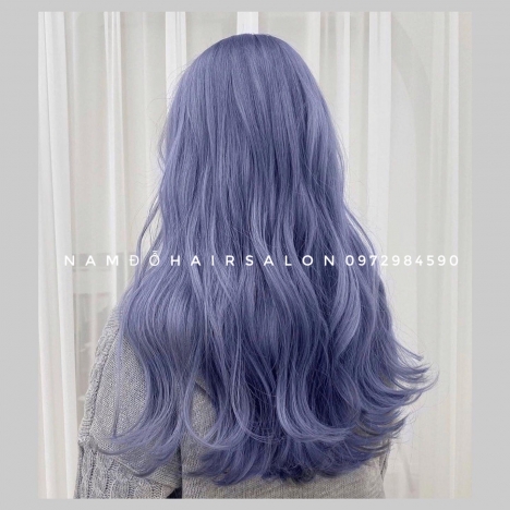 Màu Xanh Khói Top Salon Nhuộm Tóc Đẹp Uy Tín Giá Rẻ Hoài Đức - Nam Đỗ Hair Salon