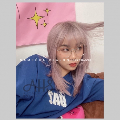 Màu Xanh Khói Top Salon Nhuộm Tóc Đẹp Uy Tín Giá Rẻ Hoài Đức - Nam Đỗ Hair Salon