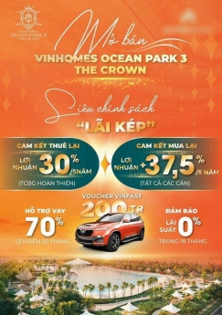 Vinhomes Ocean Park 3 - The Crown - Cơ hội không thể bỏ qua