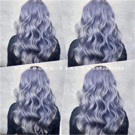 Màu Xanh Khói Top Salon Nhuộm Tóc Đẹp Giá Rẻ Hoài Đức - Nam Đỗ Hair Salon