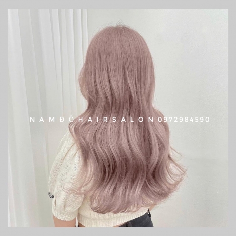 Màu Xanh Khói Top Salon Nhuộm Tóc Đẹp Uy Tín Giá Rẻ Hoài Đức - Nam Đỗ Hair Salon