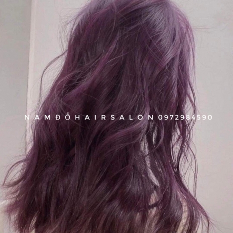 Màu Tím Hồng Top Salon Nhuộm Tóc Đẹp Giá Rẻ Hoài Đức - Nam Đỗ Hair Salon