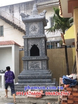 32 mộ tháp phật giáo bằng đá đẹp lào cai