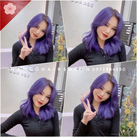 Màu Tím Top Salon Nhuộm Tóc Đẹp Giá Rẻ Hoài Đức - Nam Đỗ Hair Salon