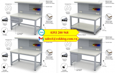 Bàn thao tác mẫu mới gia công giá tại xưởng