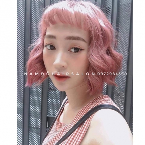 Màu Hồng Phấn Top Salon Nhuộm Tóc Đẹp Giá Rẻ Hoài Đức - Nam Đỗ Hair Salon