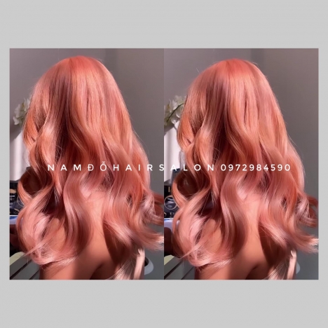 Màu Tím Hồng Top Salon Nhuộm Tóc Đẹp Giá Rẻ Hoài Đức -Nam Đỗ Hair Salon