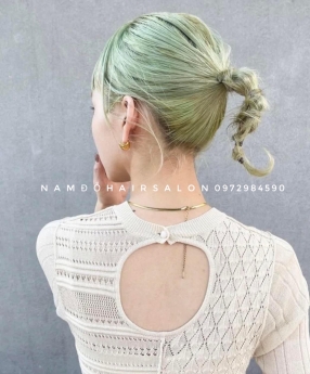 Màu Xanh Lá Mạ Top Salon Nhuộm Tóc Uy Tín Giá Rẻ Hoài Đức - Nam Đỗ Hair Salon