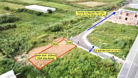 Cần bán lô đất biệt lập khu dân cư Nguyễn Hữu Cầu, Phường 12, TP. Đà Lạt, giá 8,6 tỷ