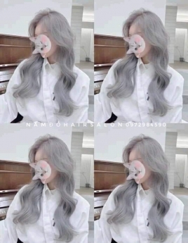 Màu Vàng Trắng Top Salon Nhuộm Tóc Uy Tín Giá Rẻ Hoài Đức - Nam Đỗ Hair Salon