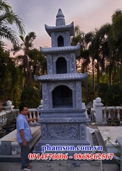 32 mộ tháp phật giáo bằng đá đẹp lào cai