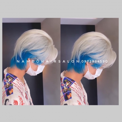 Màu Xanh Ngọc Top Salon Nhuộm Tóc Uy Tín Giá Rẻ Hoài Đức - Nam Đỗ Hair Salon