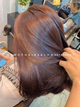 Nhuộm Màu Nâu Vàng Top Salon Làm Đẹp Giá Rẻ Hoài Đức - Nam Đỗ Hair Salon